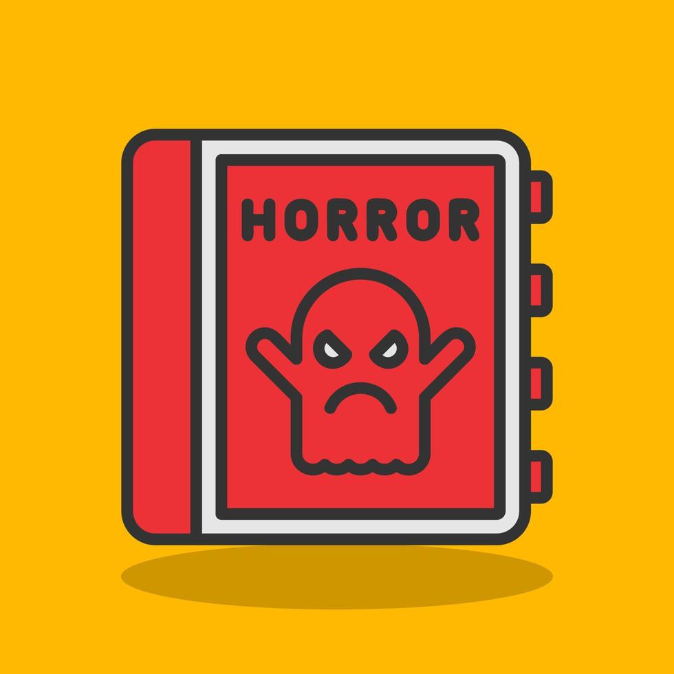 Horror-Vektor-Icon-Design vektor