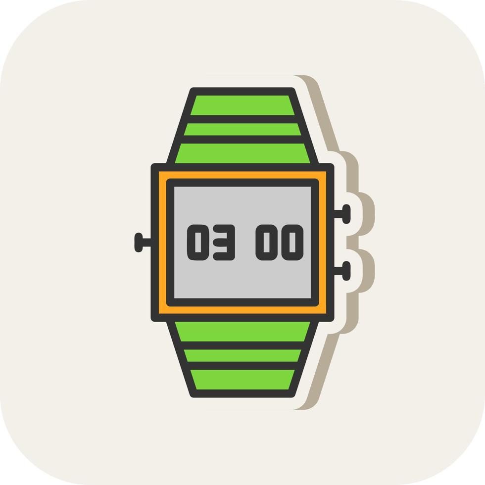 Smartwatch-Vektor-Icon-Design vektor