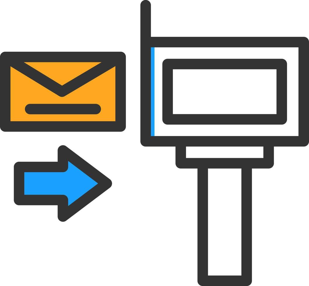 Direct-Mail-Vektor-Icon-Design vektor
