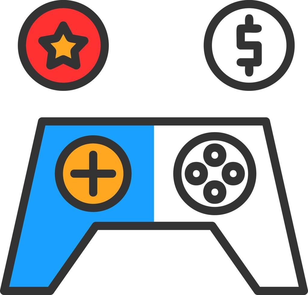 Gamification-Vektor-Icon-Design vektor