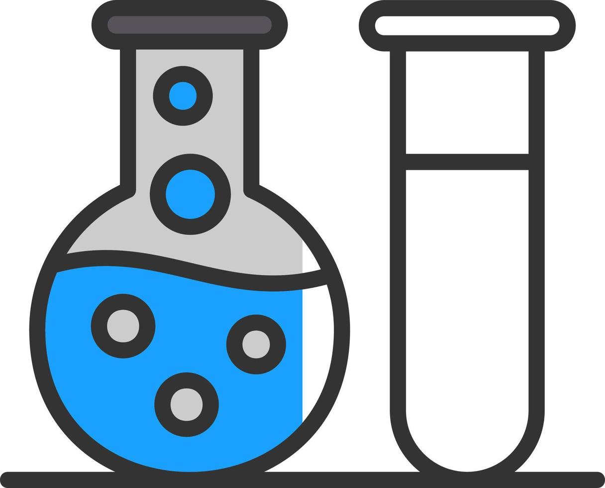 chemisches Labor-Vektor-Icon-Design vektor
