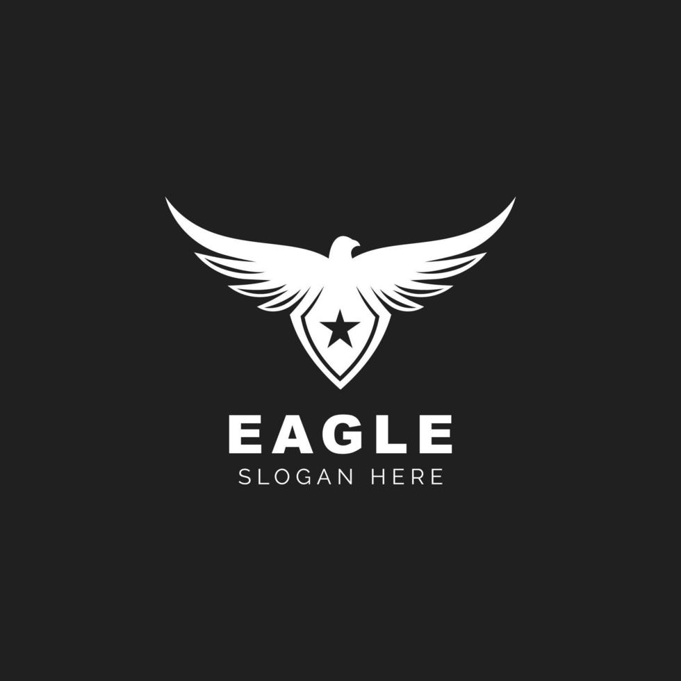 Adler-Logo-Vorlage vektor