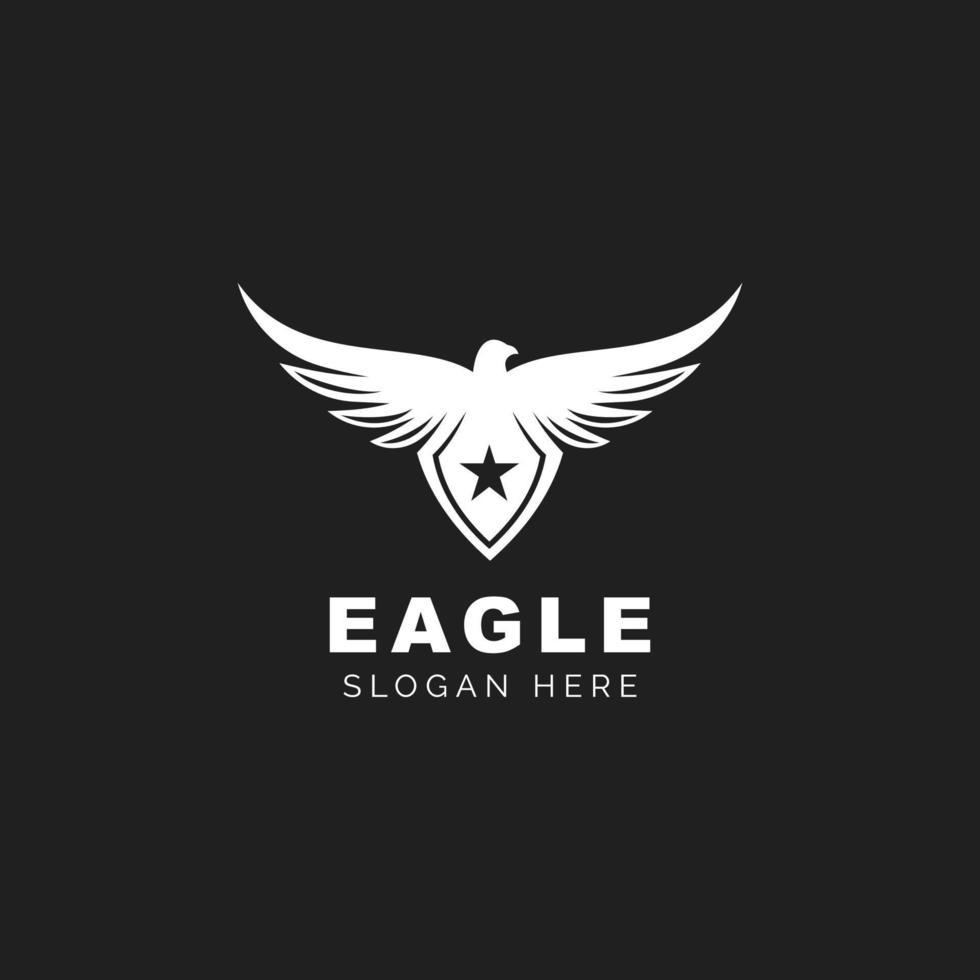 eagle logotyp mall vektor