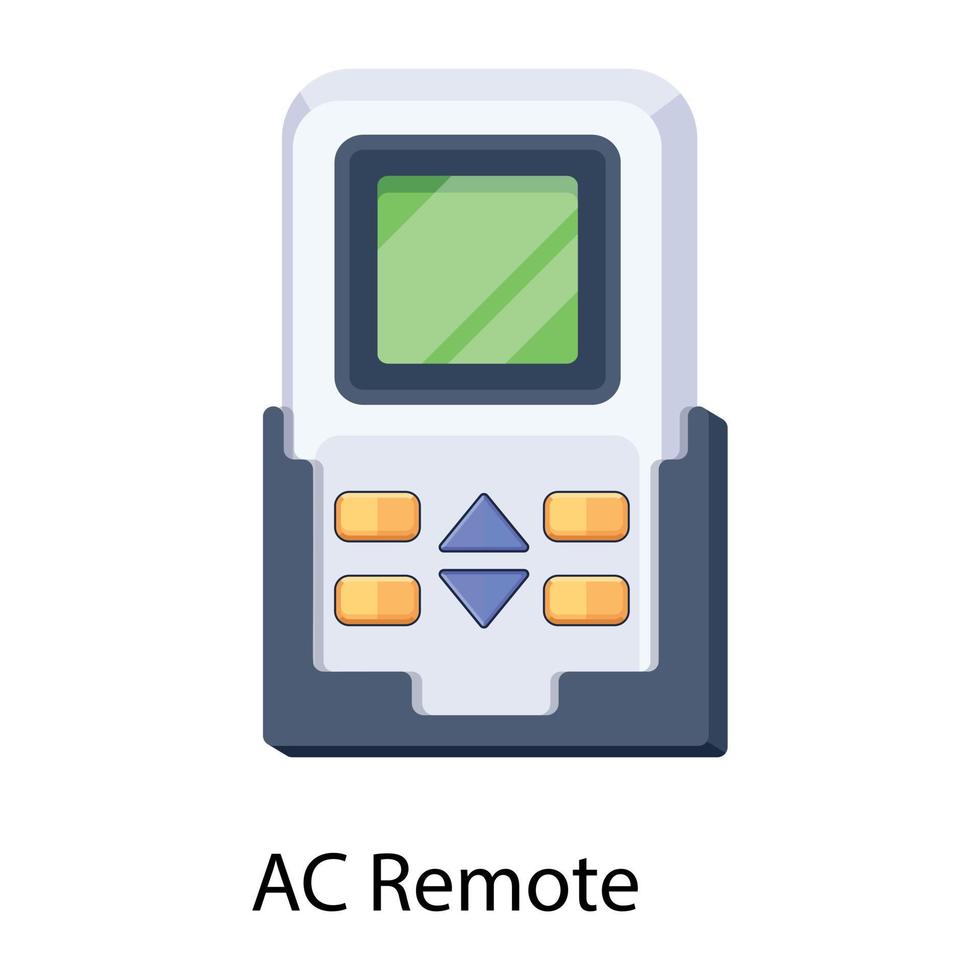 modisch ac Fernbedienung vektor