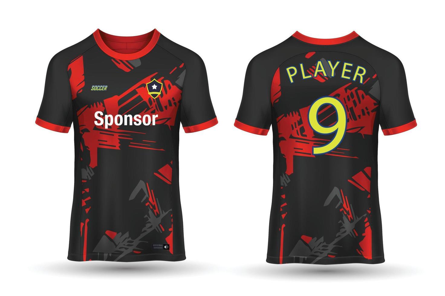 Sport-Trikot-Design für Sublimation vektor