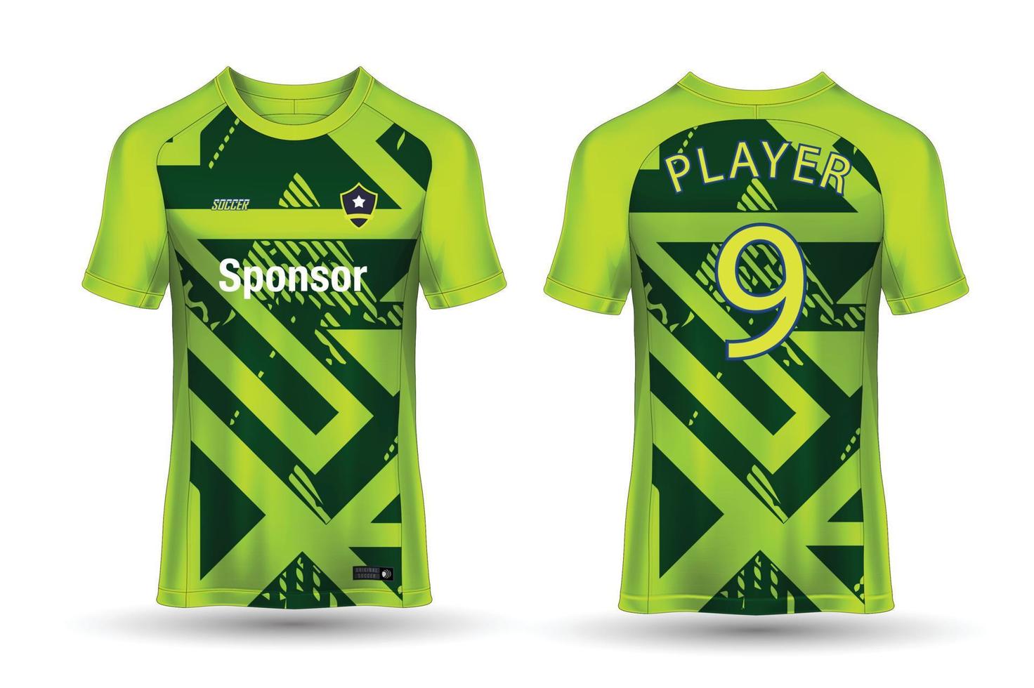 sporter jersey design för sublimering vektor