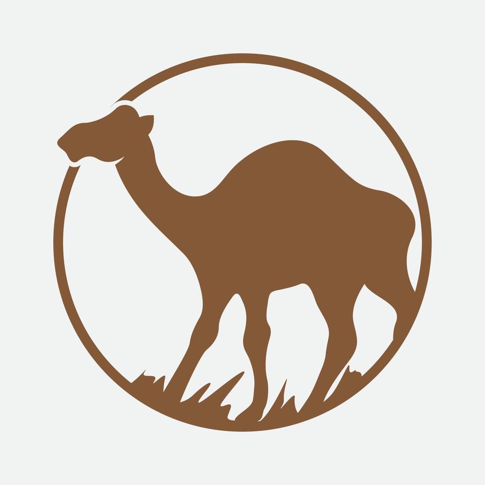 kamel ikon vektor illustration