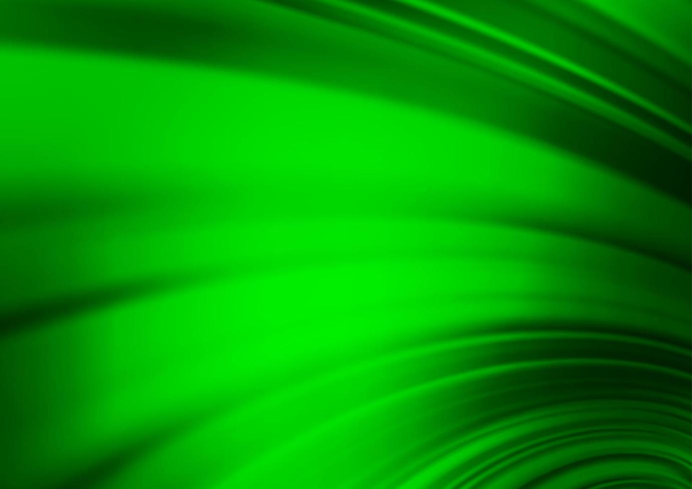 dunkelgrüner Vektor verschwommener Glanz abstrakter Hintergrund.