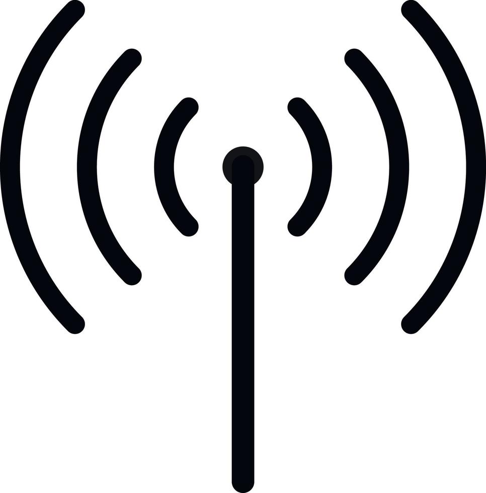 kabellos und W-lan Symbol oder W-lan Symbol Zeichen zum Fernbedienung Internet Zugang. vektor