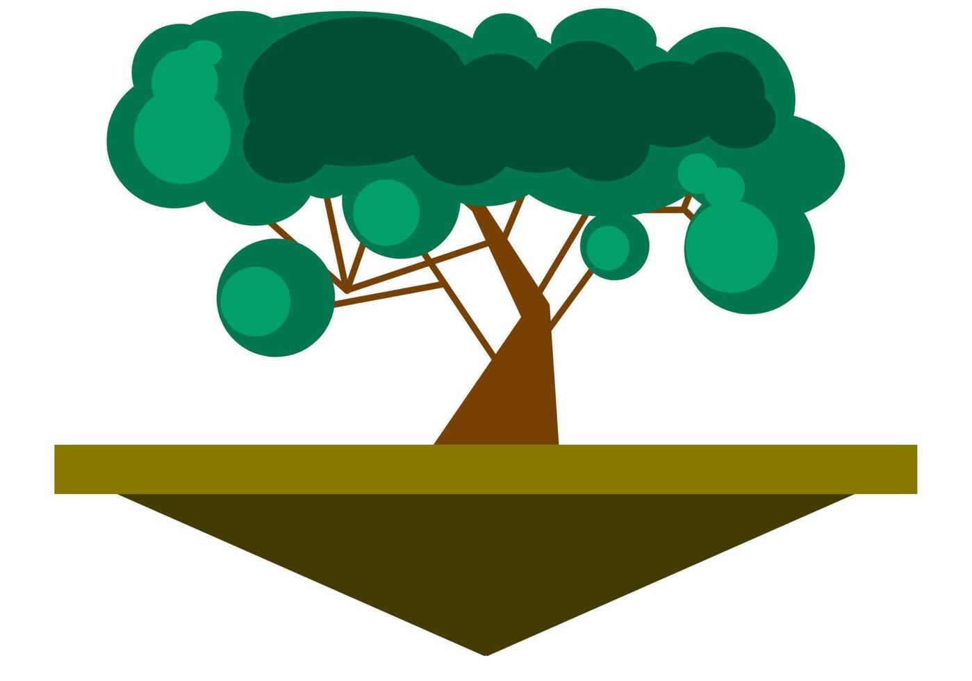 Wald Design Illustration, einfach Wald Symbol mit elegant Konzept, perfekt zum Feierlichkeiten Welt Wald Tag vektor