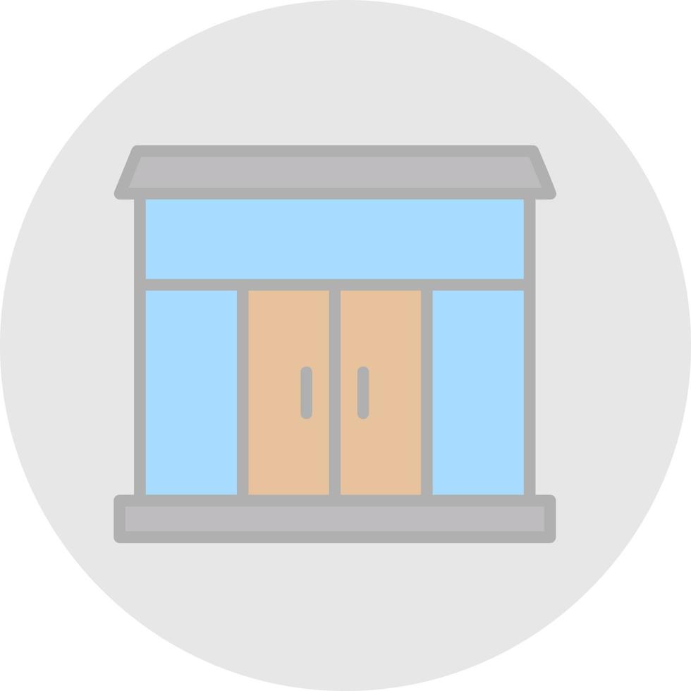 Storefront-Vektor-Icon-Design vektor