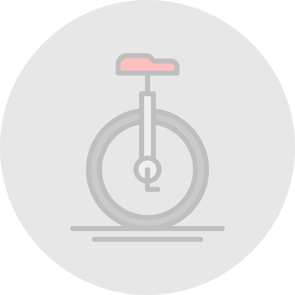 Monocycle-Vektor-Icon-Design vektor