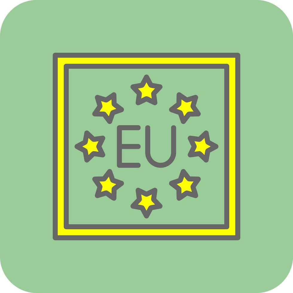 eu-Vektor-Icon-Design vektor