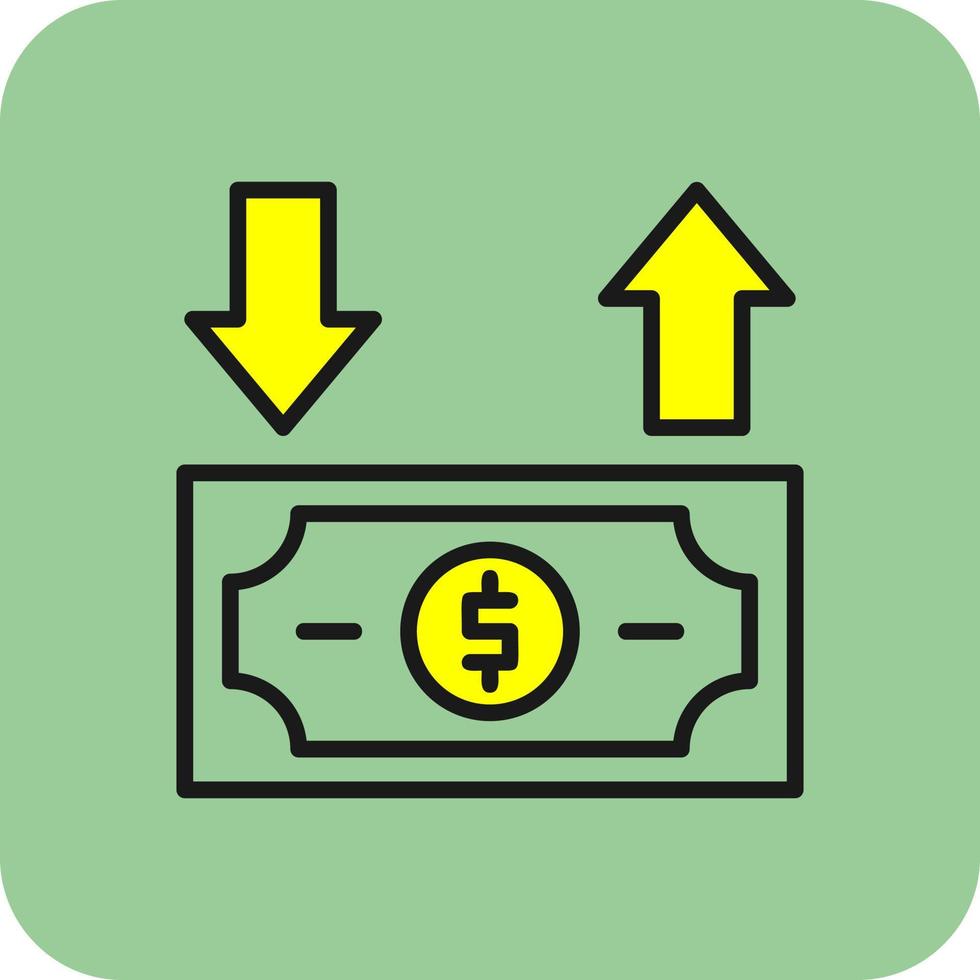 Cashflow-Vektor-Icon-Design vektor