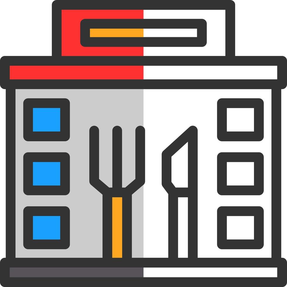 Restaurant-Vektor-Icon-Design vektor