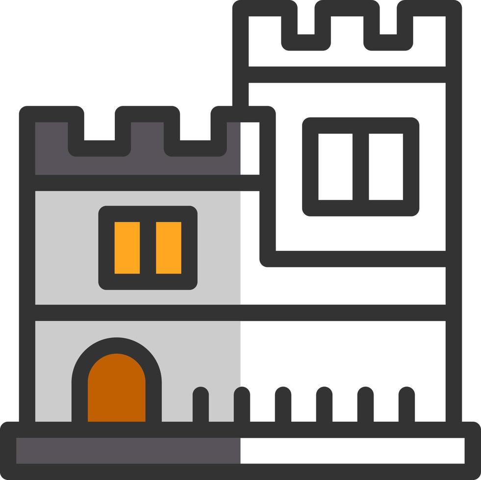 Schloss-Vektor-Icon-Design vektor