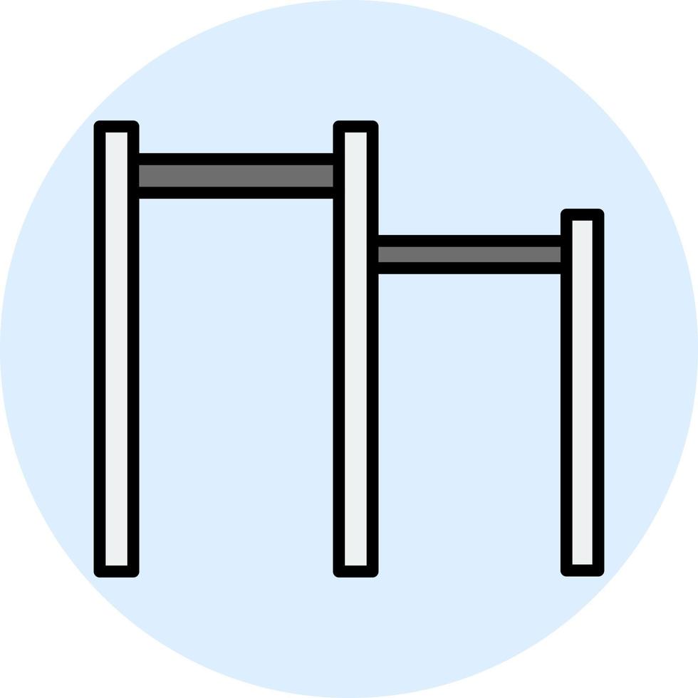 Klimmzug Bar Vektor Symbol
