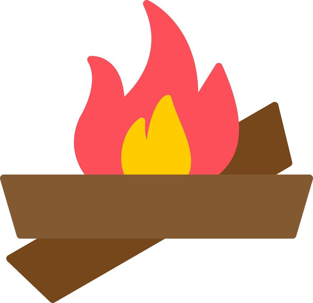 Lagerfeuer-Vektor-Symbol vektor