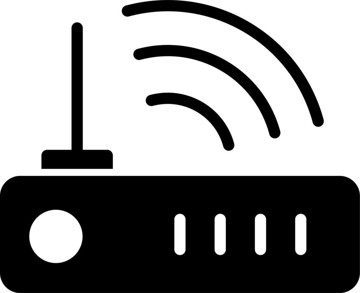 Modem-Vektor-Symbol vektor