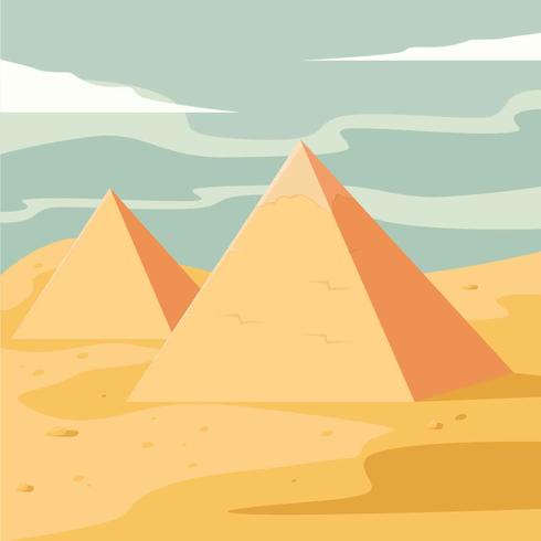 Pyramider Vektor Illustration