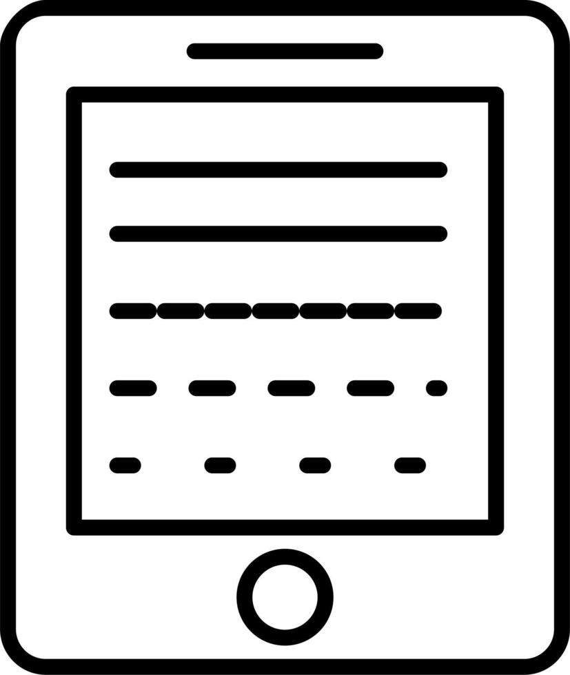 E-Book-Vektorsymbol vektor