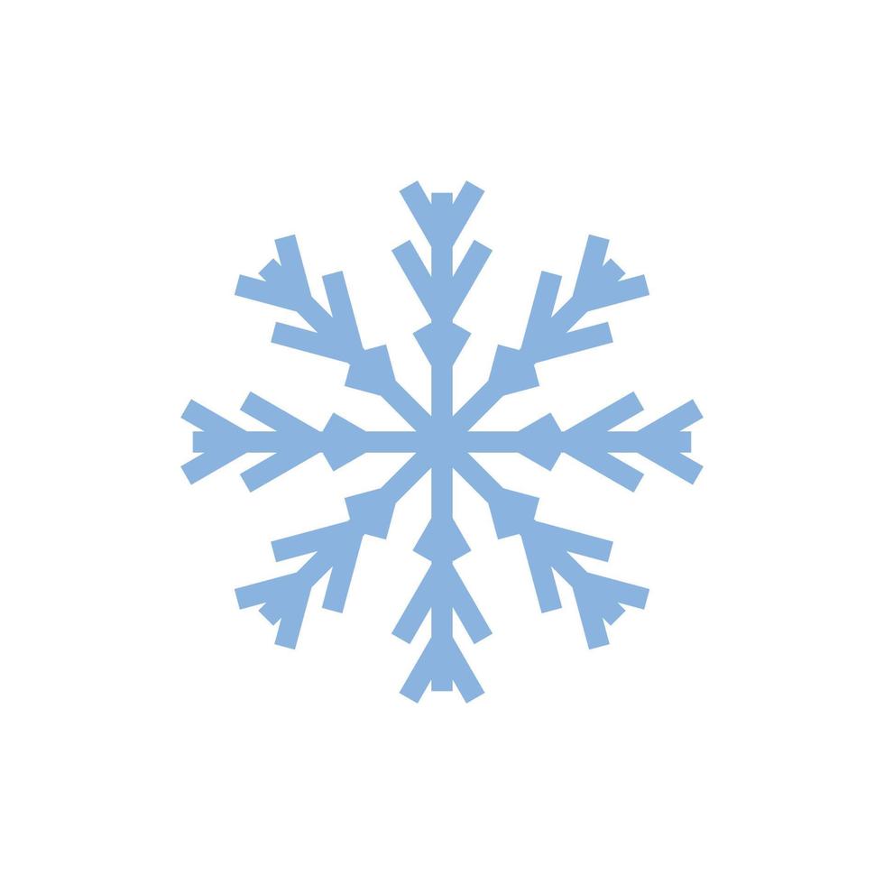 snöflingor ikon och symbol ilustration vektor