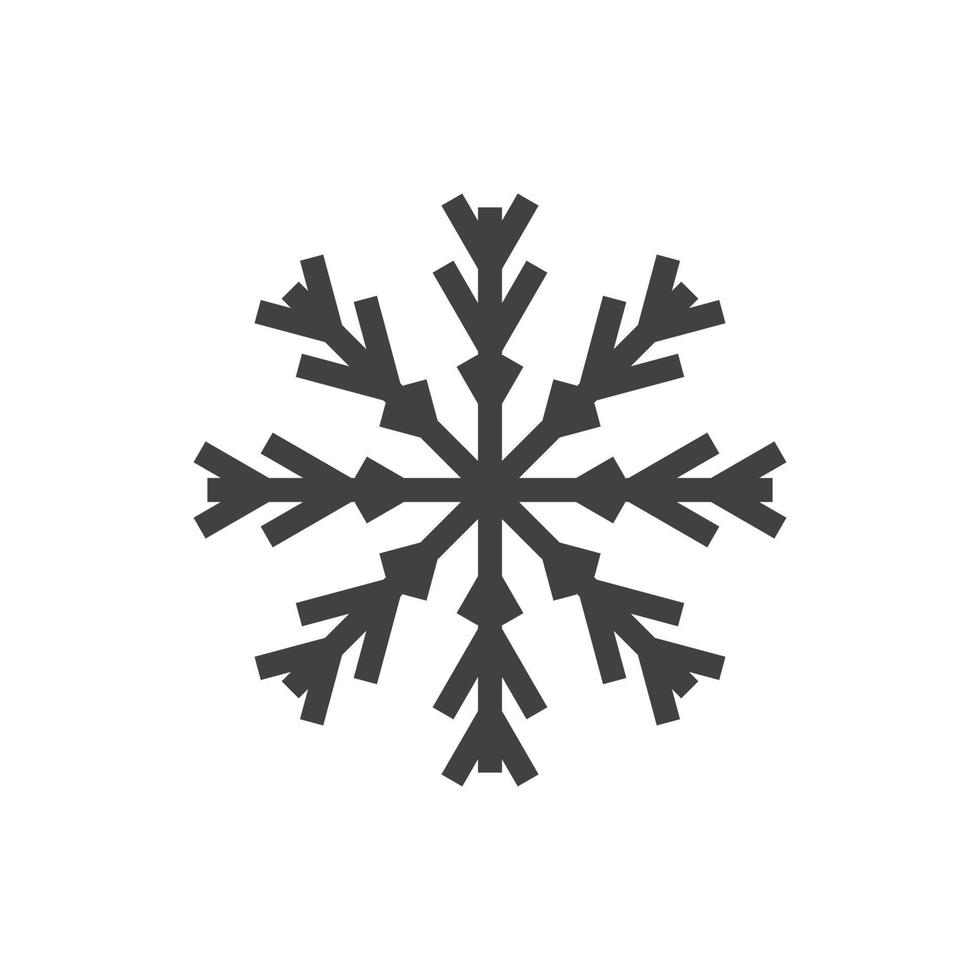 snöflingor ikon och symbol ilustration vektor