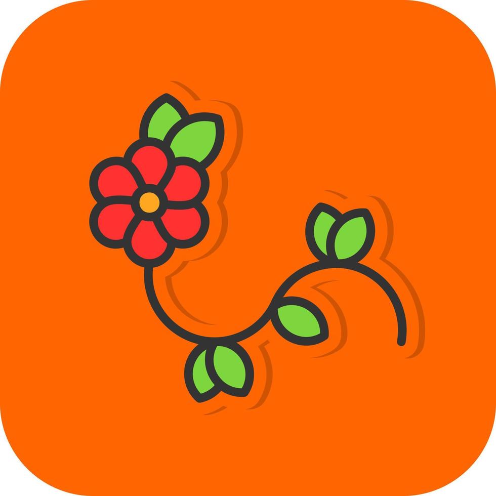 Blumen-Vektor-Icon-Design vektor