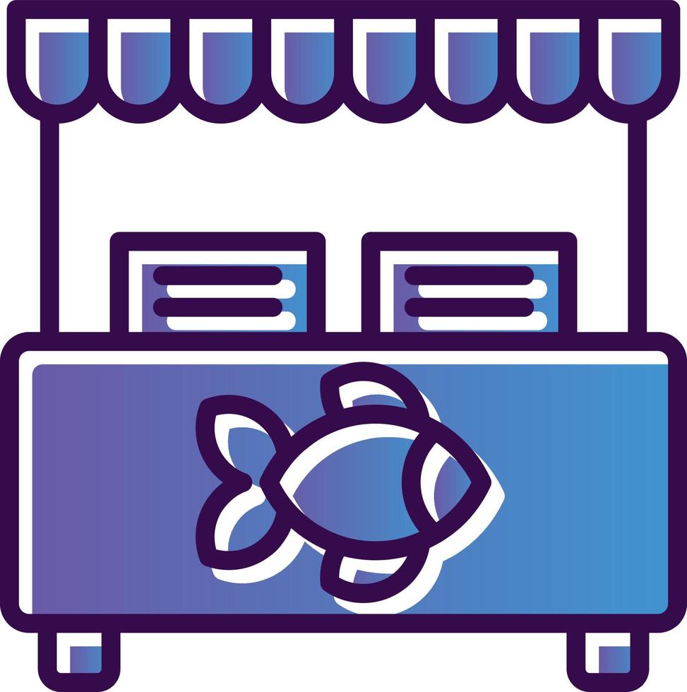 fisk marknadsföra vektor ikon design