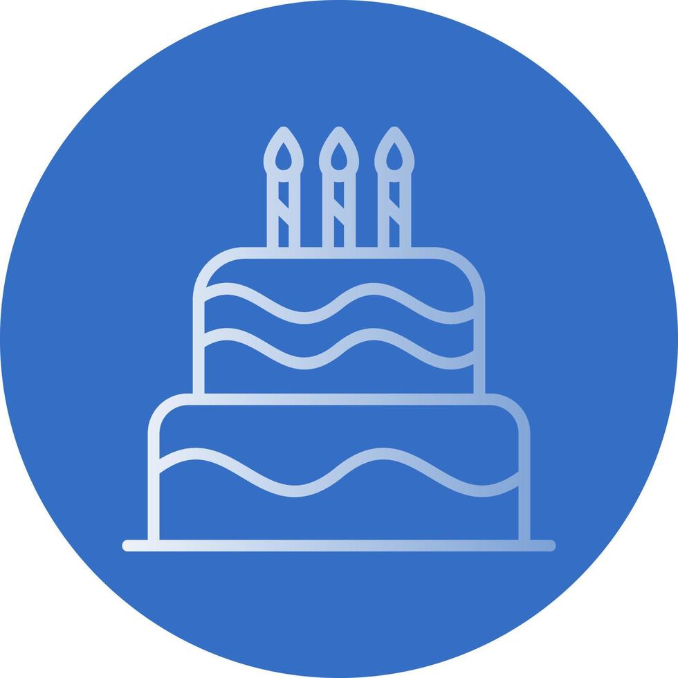 Kuchen-Vektor-Icon-Design vektor