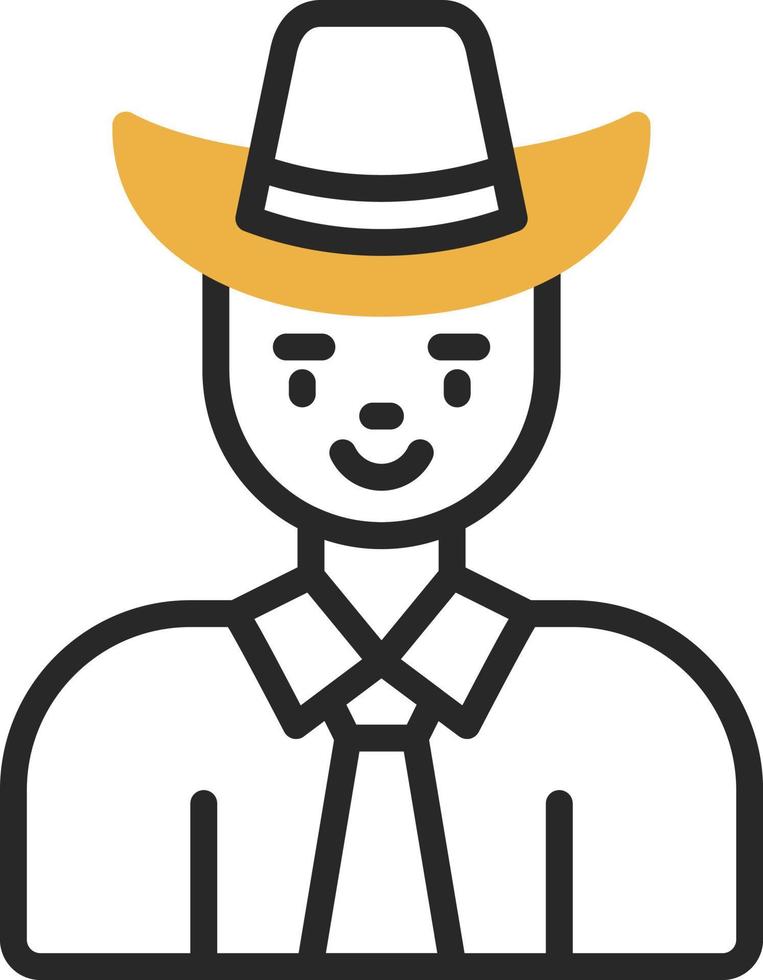 Cowboy-Vektor-Icon-Design vektor