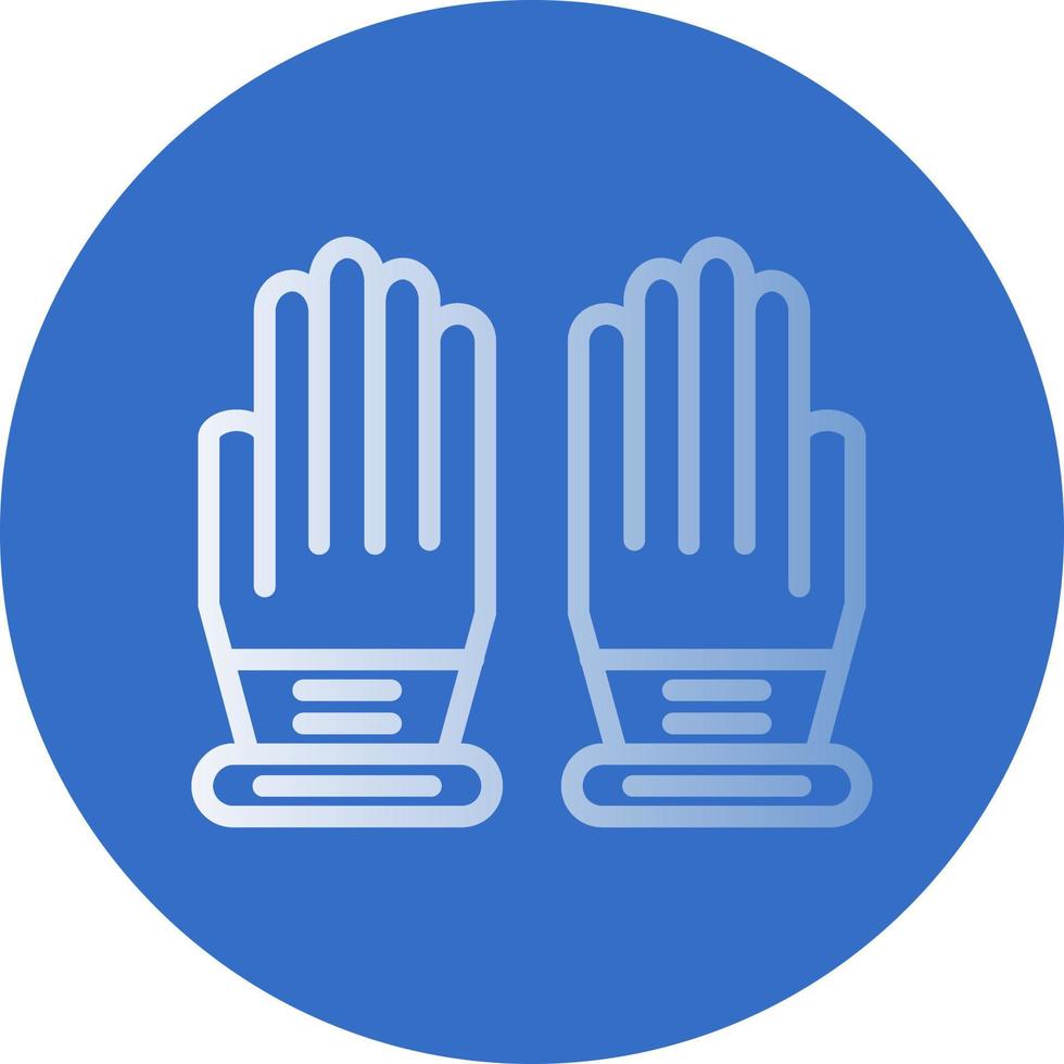 Handschuhe-Vektor-Icon-Design vektor