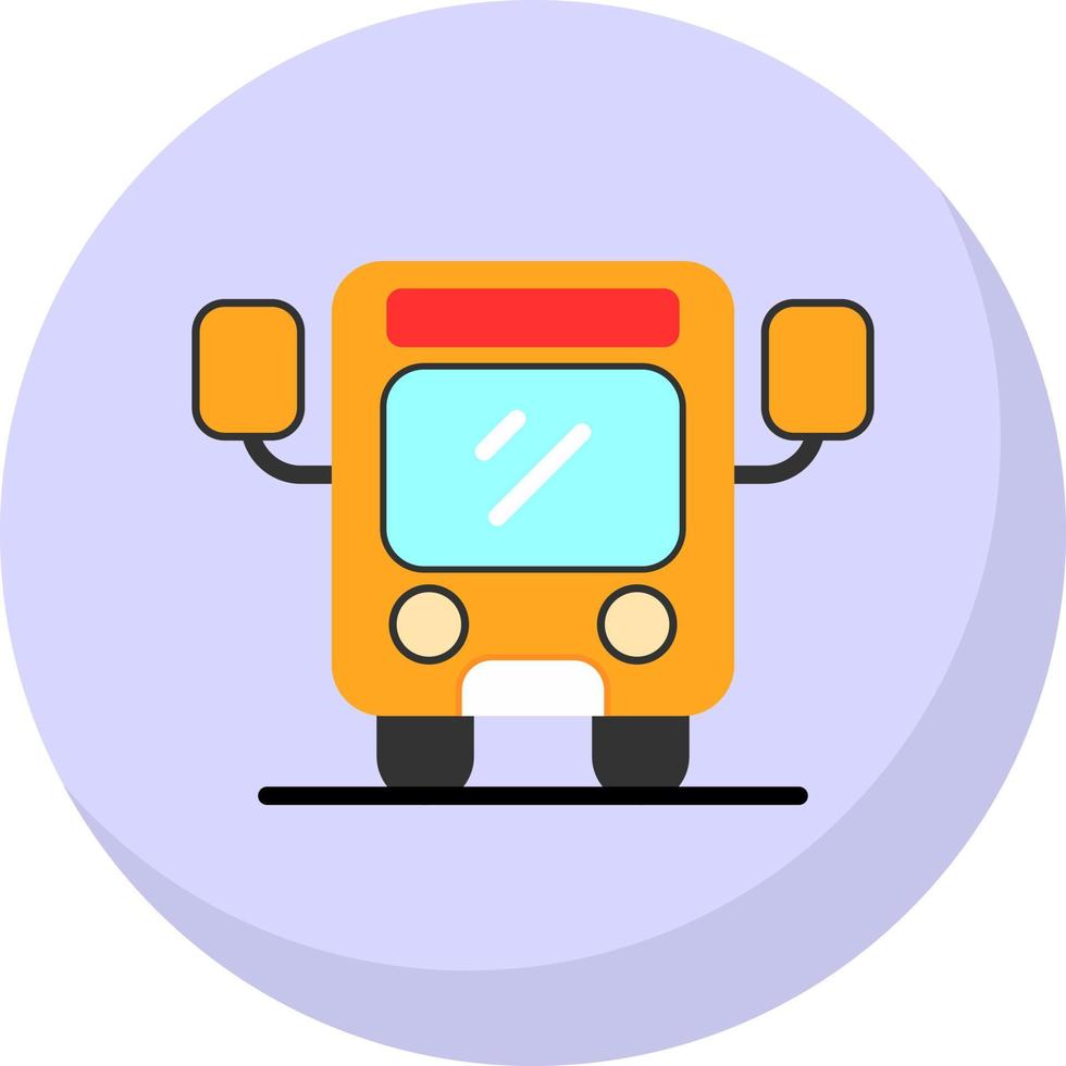 Bus-Vektor-Icon-Design vektor