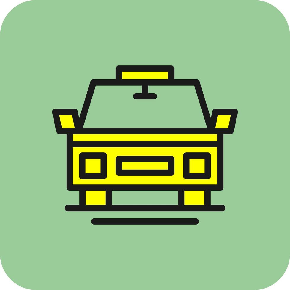 Taxi-Vektor-Icon-Design vektor