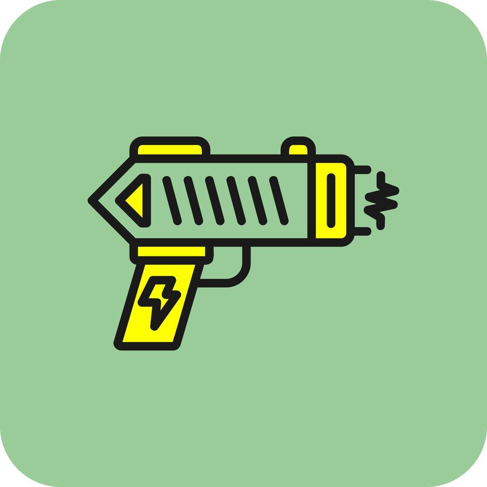 bedöva pistol vektor ikon design