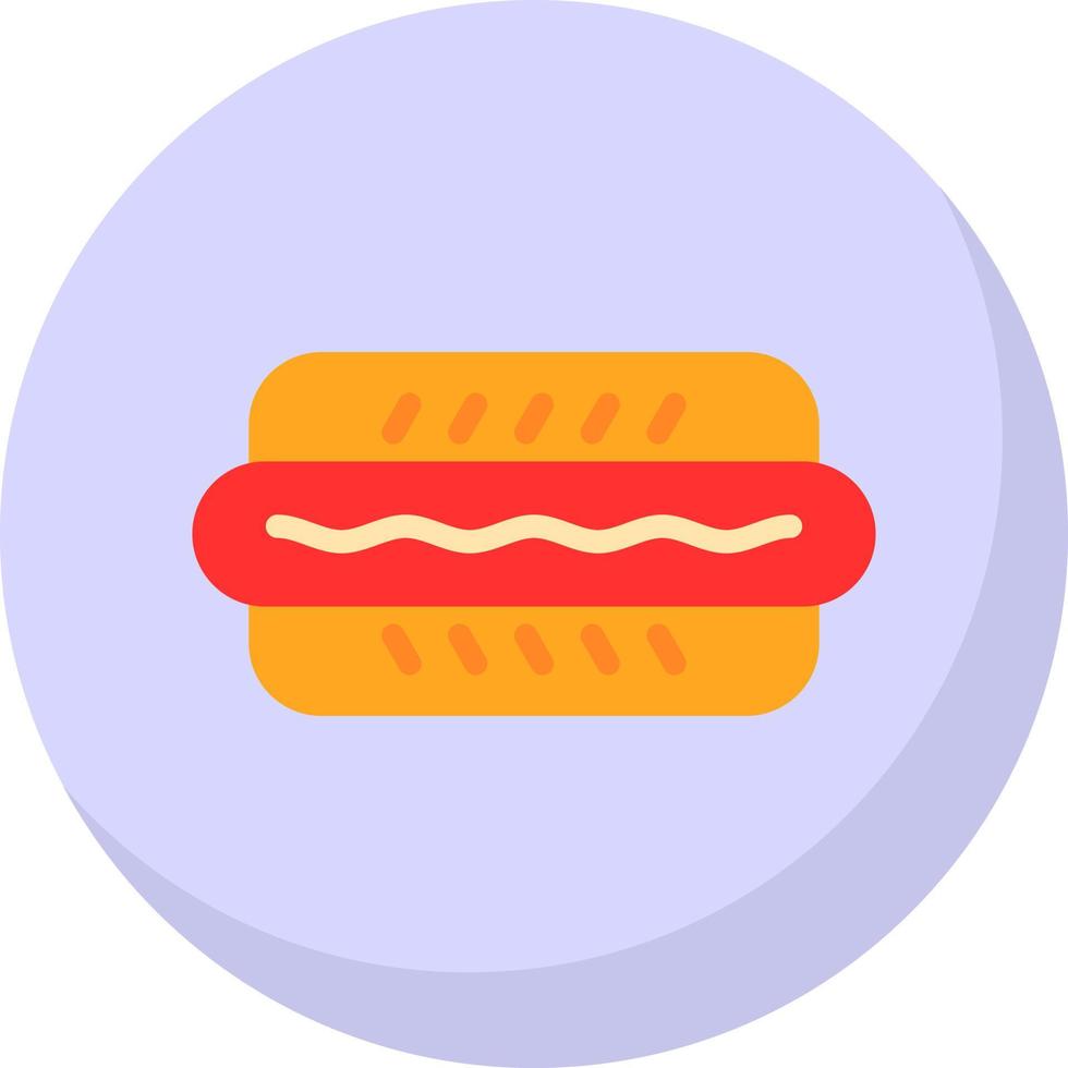 Hot-Dog-Vektor-Icon-Design vektor