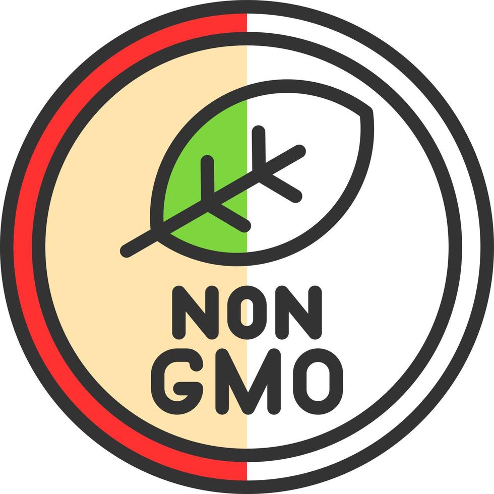 icke gmo vektor ikon design