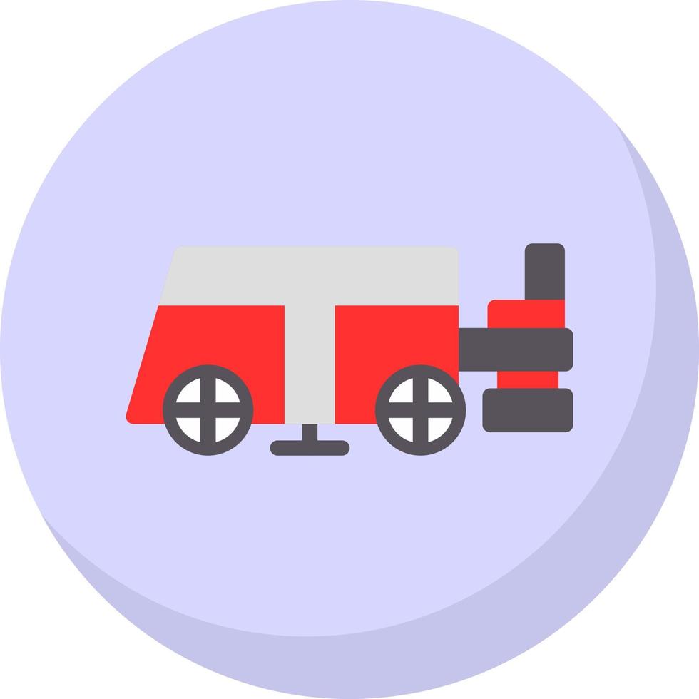 Eis-Resurfacer-Vektor-Icon-Design vektor