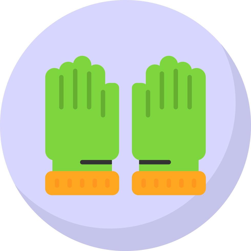 Handschuhe-Vektor-Icon-Design vektor