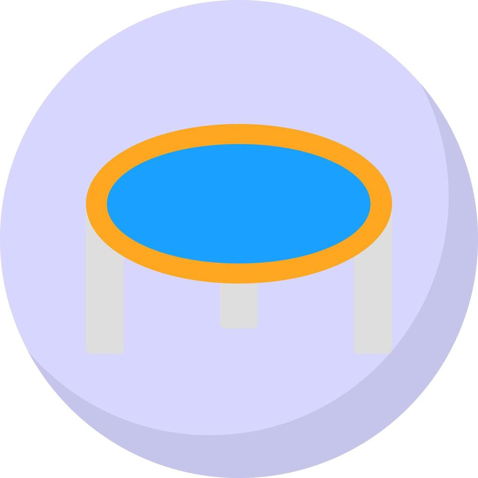 Trampolin-Vektor-Icon-Design vektor