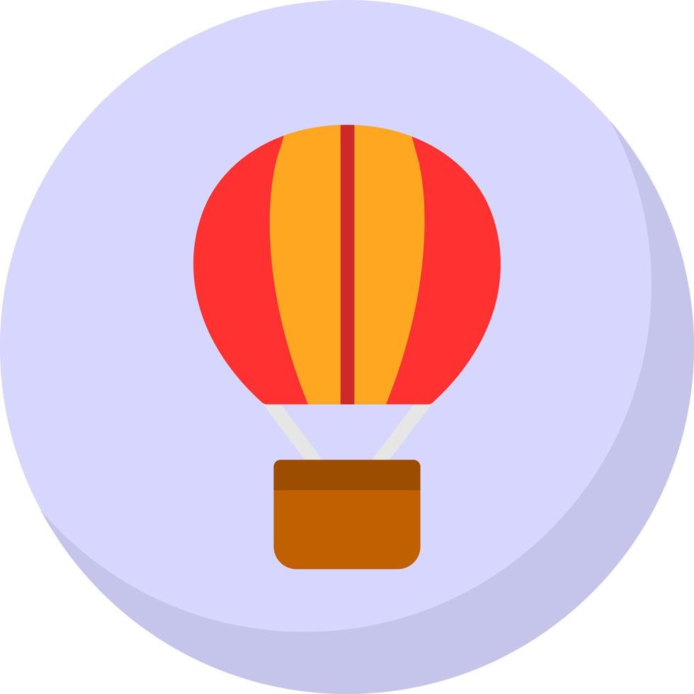 Heißluftballon-Vektor-Icon-Design vektor