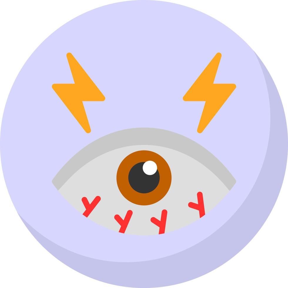 trockene Augen Vektor-Icon-Design vektor