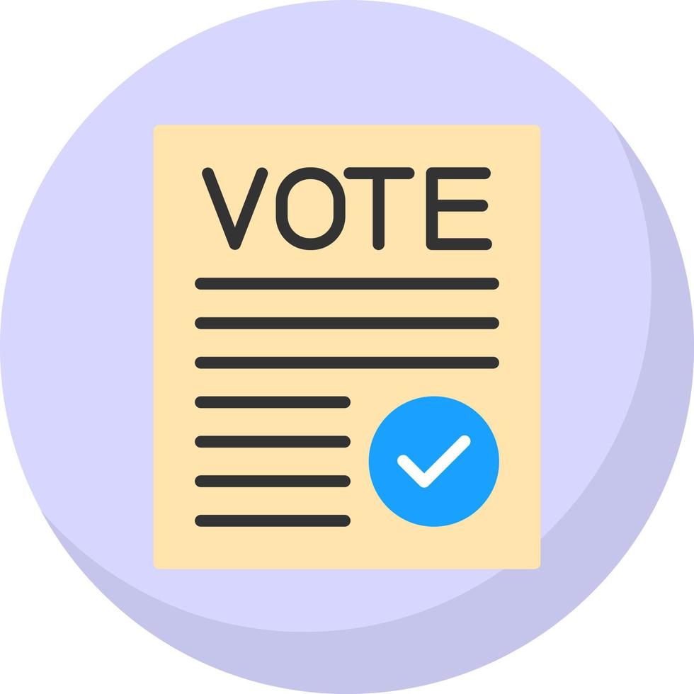 rösta verified vektor ikon design