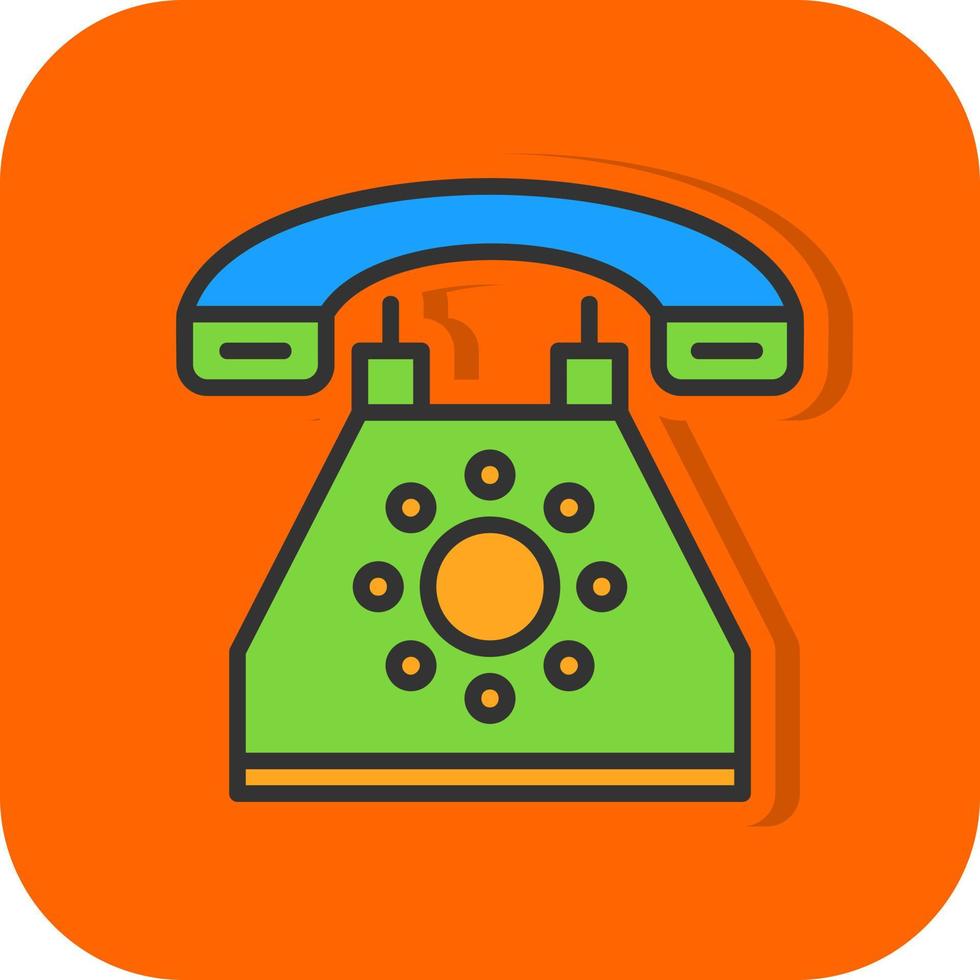 Telefon-Vektor-Icon-Design vektor