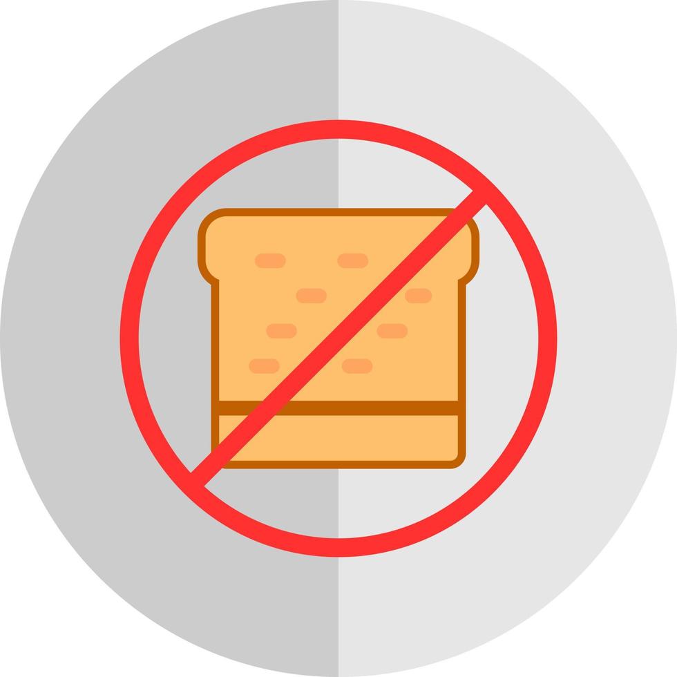 Low-Carb-Diät-Vektor-Icon-Design vektor