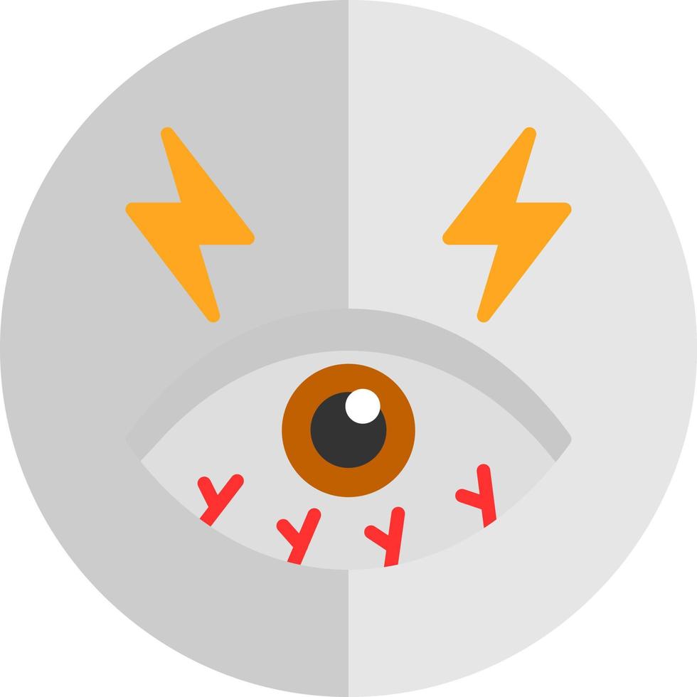 trockene Augen Vektor-Icon-Design vektor