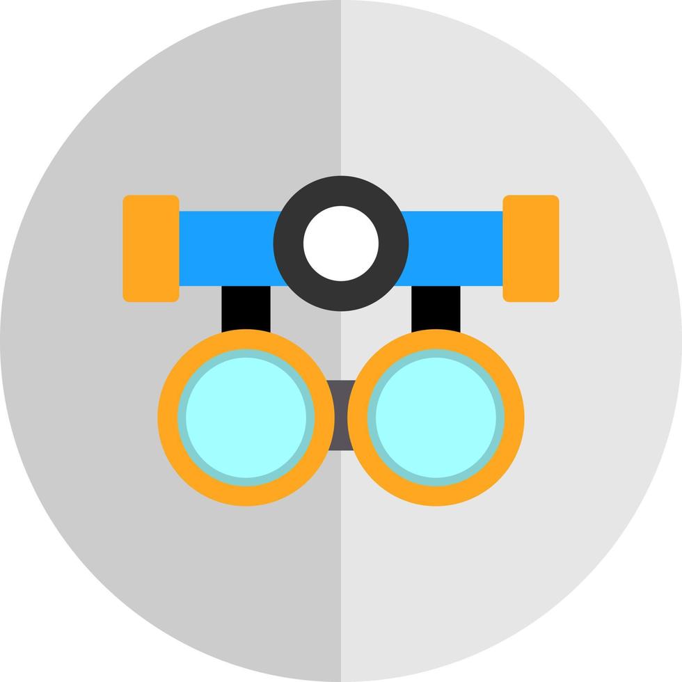 Testbrillen-Vektor-Icon-Design vektor