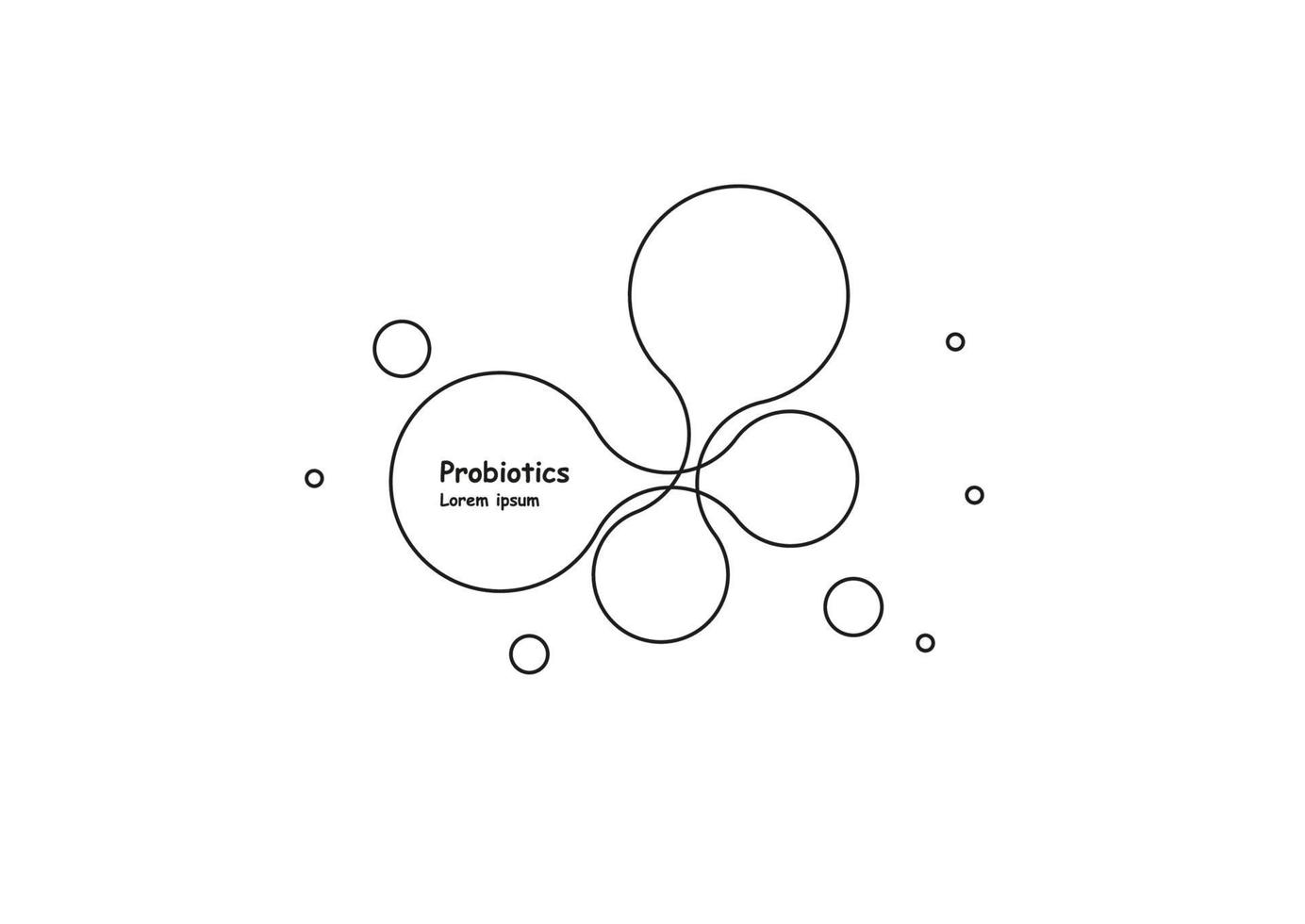 Biotechnologie. Symbolmolekül. Vektor-Logo-Vorlage. abstrakte Molekülvektorschablone. Entwicklung der Nanotechnologie. vektor