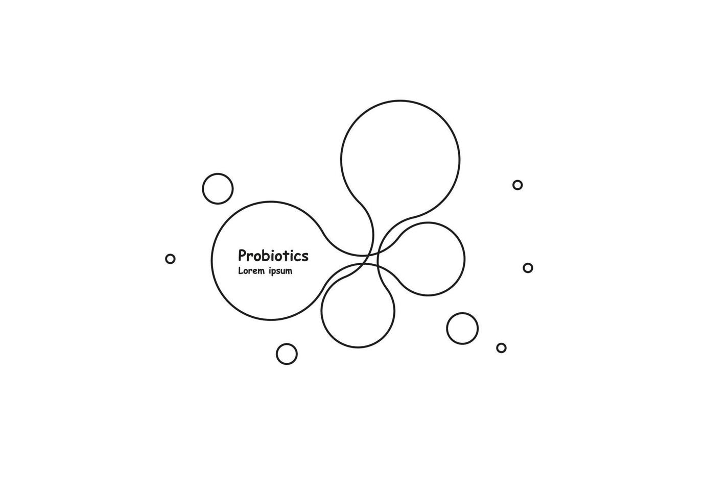 bioteknik. symbolmolekyl. vektor logotyp mall. abstrakt molekylvektormall. nanoteknikutveckling.