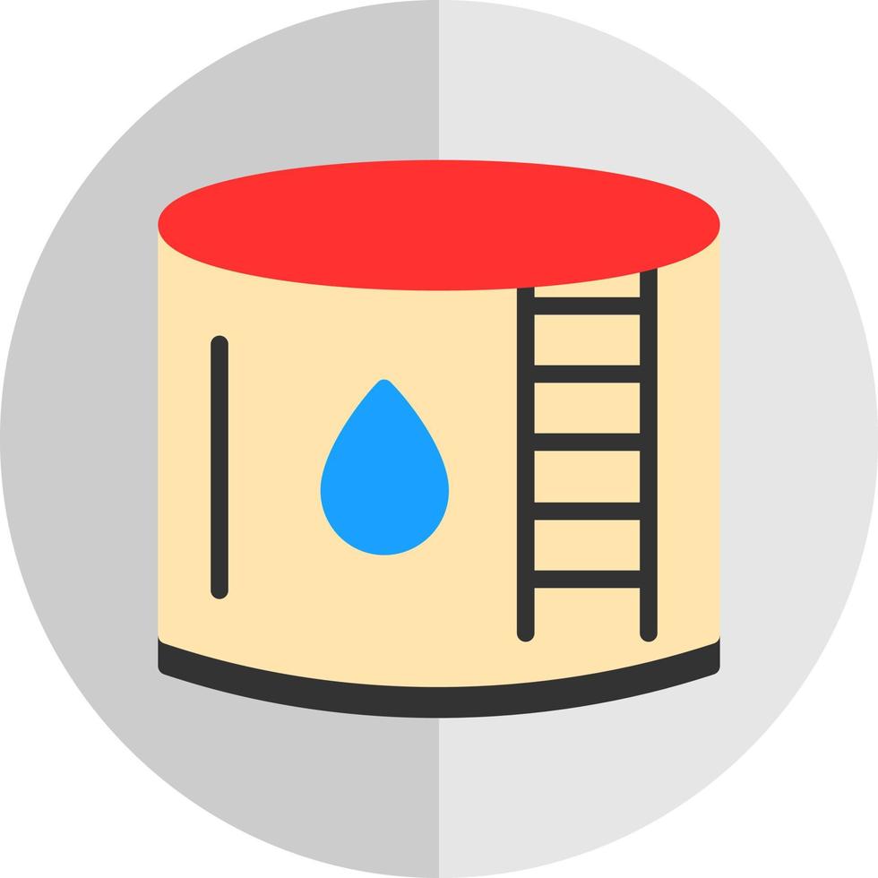 Wassertank-Vektor-Icon-Design vektor